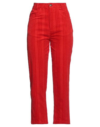 TELA Casual trouser Red 100% Cotton