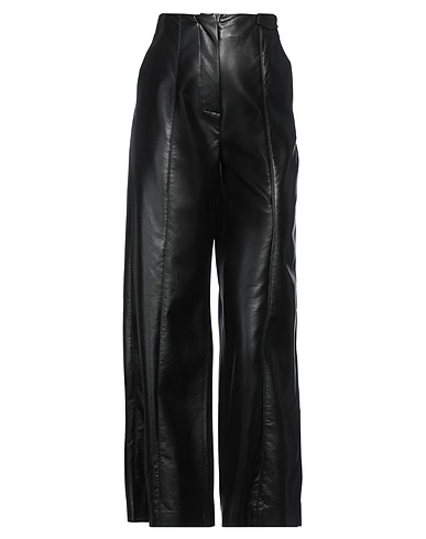 SIMONA CORSELLINI Casual trouser Black 50% Viscose, 45% Polyurethane, 5% Other Fibres