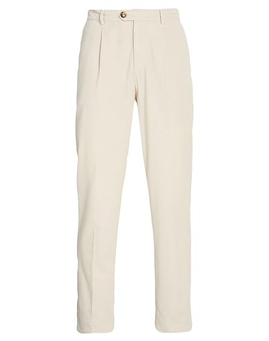 BRUNELLO CUCINELLI Casual trouser Ivory 100% Cotton