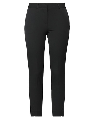 SIMONA CORSELLINI Casual trouser Black 66% Polyester, 28% Viscose, 6% Elastane