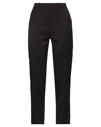 ETRO Casual trouser Dark brown 98% Virgin Wool, 2% Elastane