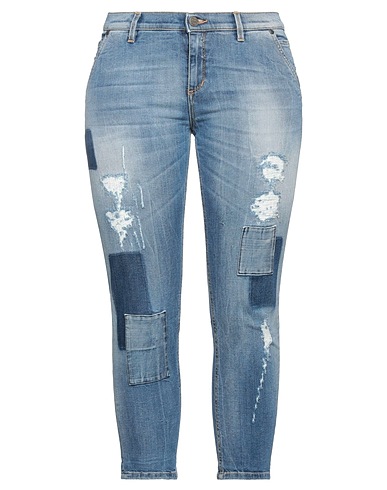 TWENTY EASY by KAOS Denim trousers Blue 98% Cotton, 2% Elastane
