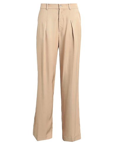 LAUREN RALPH LAUREN Casual pants PLEATED TWILL WIDE-LEG PANT
 Sand 100% Viscose