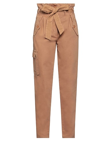 TWINSET Pantalone Nocciola 100% Cotone