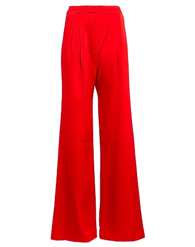ALEX PERRY Pantalone Rosso 82% Triacetato, 18% Poliestere