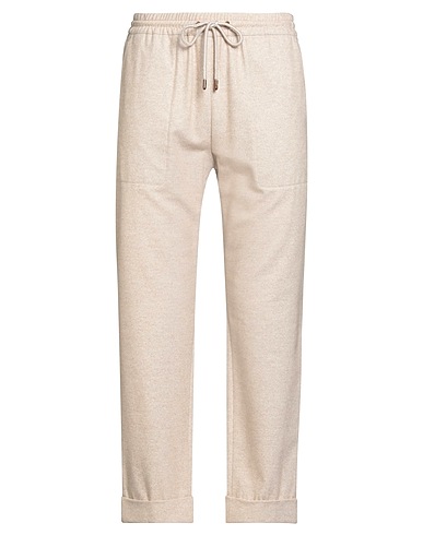 AGNONA Casual pants Beige 50% Wool, 48% Silk, 2% Cashmere, Viscose, Polyester