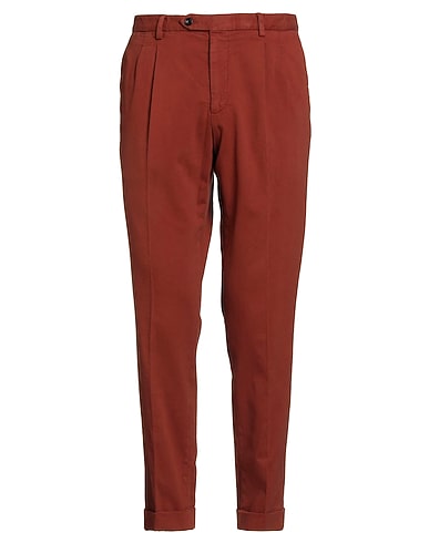 DRUMOHR Casual trouser Rust 99% Cotton, 1% Elastane