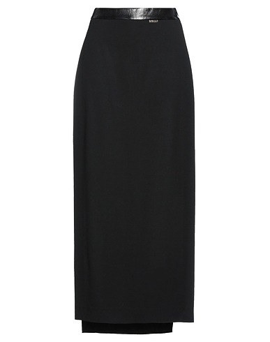 X'S MILANO Casual trouser Black 67% Viscose, 28% Wool, 5% Elastane