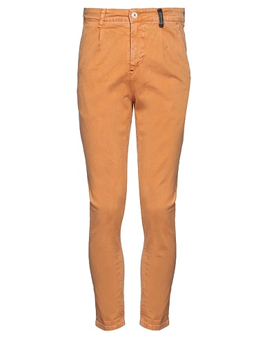 DISPLAJ Casual trouser Camel 98% Cotton, 2% Elastane