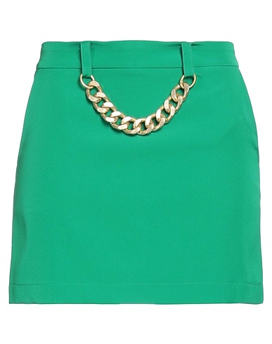 NO SECRETS Mini skirt Green 95% Polyester, 5% Elastane