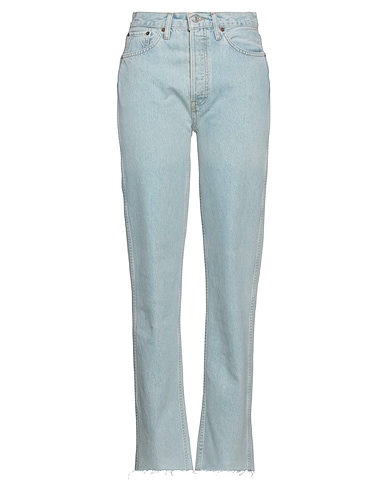 RE/DONE Denim trousers Blue 100% Organic cotton