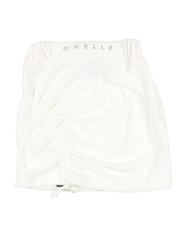 GAëLLE Paris Gonna Off white 92% Cotone, 8% Elastan