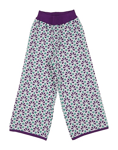 VICOLO Casual trouser Purple 50% Viscose, 27% Polyester, 23% Polyamide