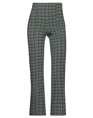 GANNI Casual trouser Sage green 51% Recycled polyester, 43% Polyamide, 6% Polyester