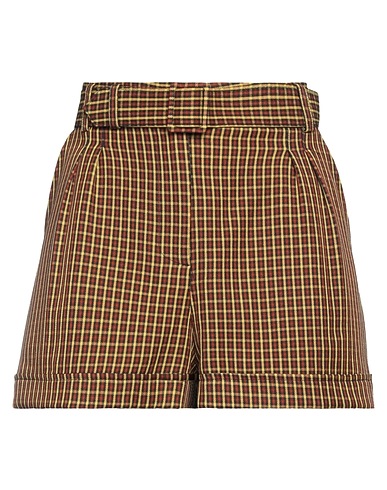 NORA BARTH Shorts & Bermuda Mustard 57% Cotton, 16% Acrylic, 14% Synthetic fibers, 10% Wool, 3% Other Fibres