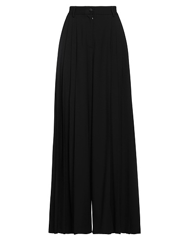DOLCE&GABBANA Casual trouser Black 99% Virgin Wool, 1% Elastane