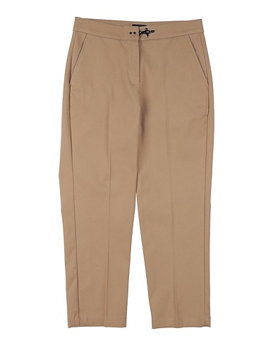 FAY Casual trouser Beige 97% Cotton, 3% Elastane, Soft Leather