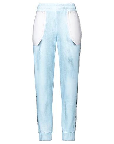 MOSCHINO Pantalone Celeste 100% Cotone