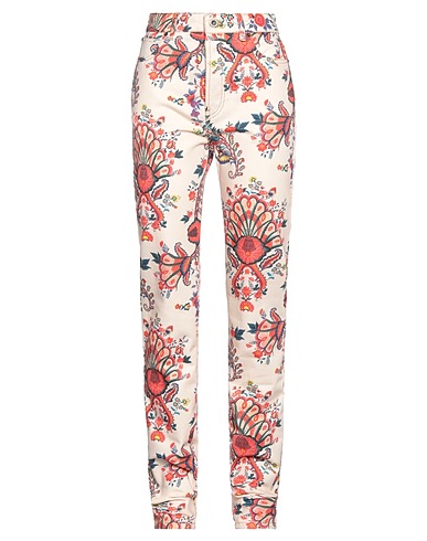 RABANNE Denim pants Beige 100% Cotton