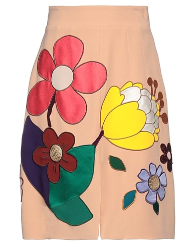 DOLCE&GABBANA Μίνι φούστα Απαλό ροζ 96% Βισκόζη, 4% Ελαστάνη