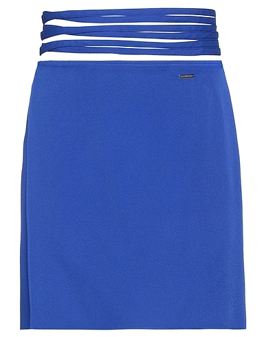 DSQUARED2 Mini skirt Bright blue 81% Acetate, 19% Viscose
