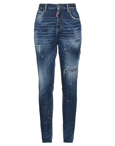 DSQUARED2 Denim pants Blue 98% Cotton, 2% Elastane, Polyamide, Polyester