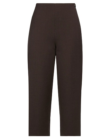 VINCE. Casual trouser Dark brown 55% Wool, 40% Polyester, 5% Elastane