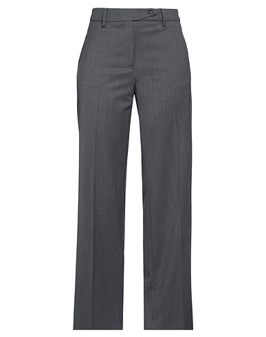N°21 Casual trouser Grey 53% Polyester, 43% Wool, 4% Elastane
