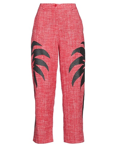 BOUTIQUE MOSCHINO Casual trouser Red 60% Cotton, 40% Polyester