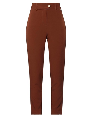 GIORGIA  & JOHNS Casual trouser PREVIEW Brown 88% Polyester, 12% Elastane