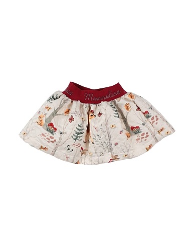 MONNALISA Skirt Off white 74% Polyester, 26% Cotton, Viscose, Polyamide