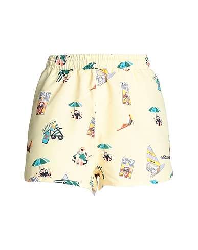 ADIDAS ORIGINALS Shorts & Bermuda ORIGINALS GRAPHIC SHORTS
 Pastel yellow 100% Recycled polyester