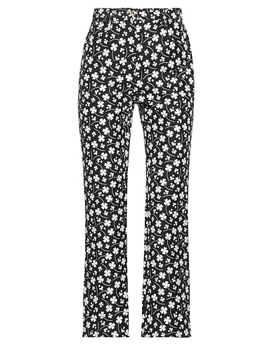 BOUTIQUE MOSCHINO Casual trouser Black 67% Polyester, 33% Cotton