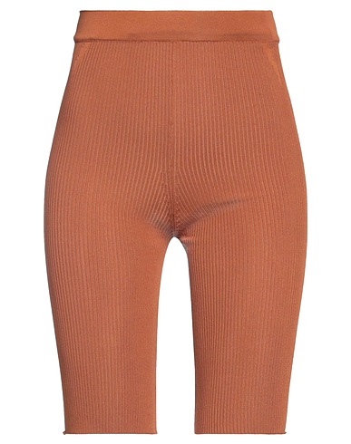 JACQUEMUS Shorts & Bermuda Brown 77% Polyester, 19% Polyamide, 4% Elastane