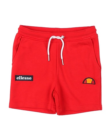 ELLESSE Shorts & Bermuda Red 80% Cotton, 20% Elastane