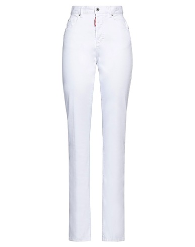 DSQUARED2 Pantaloni jeans Bianco 92% Cotone, 5% Elastomultiestere, 3% Elastan