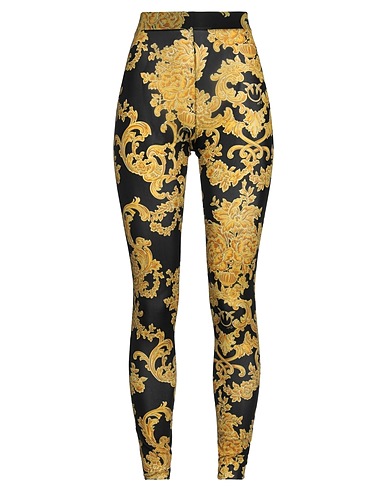PINKO Leggings Black 90% Polyamide, 10% Elastane