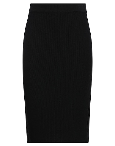 ALAÏA Midi skirt Black 75% Viscose, 25% Polyester