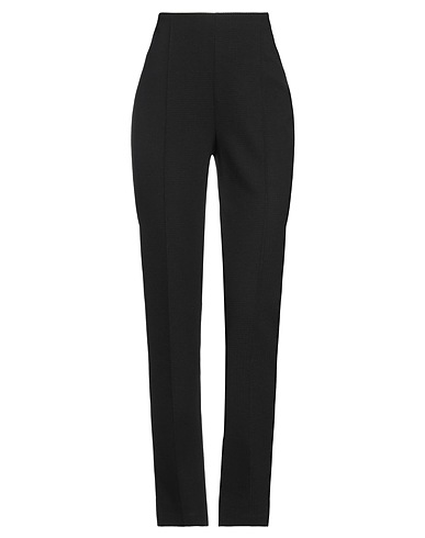 SPORTMAX Casual trouser Black 69% Viscose, 29% Polyamide, 2% Elastane