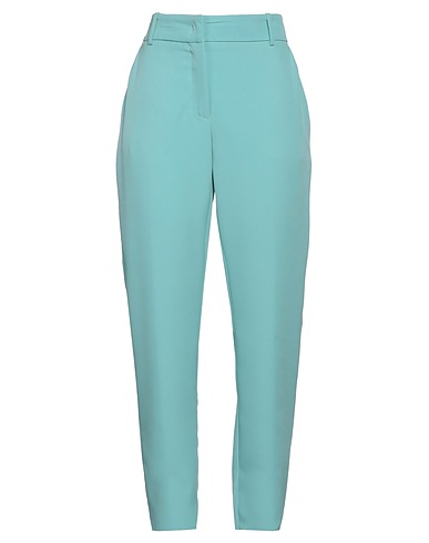 PINKO Casual pants Turquoise 93% Cotton, 7% Elastane