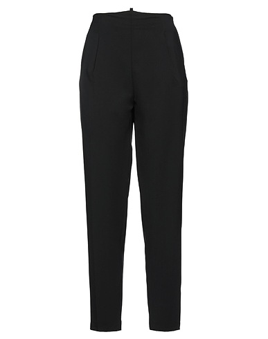 DONDUP Casual trouser Black 98% Virgin Wool, 2% Elastane