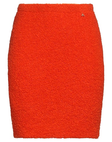 PATRIZIA PEPE Minirock Orange 63% Acryl, 25% Wolle, 12% Polyamid