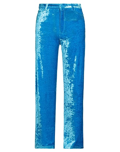 BALENCIAGA Hosen Azurblau 75% Viskose, 23% Polyamid, 2% Elastan