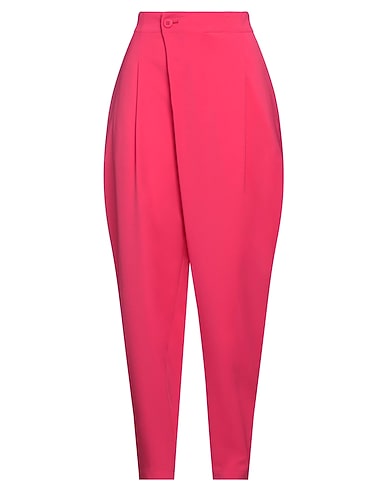 ISSEY MIYAKE Casual trouser FUCSIA 91% Polyester, 9% Polyurethane