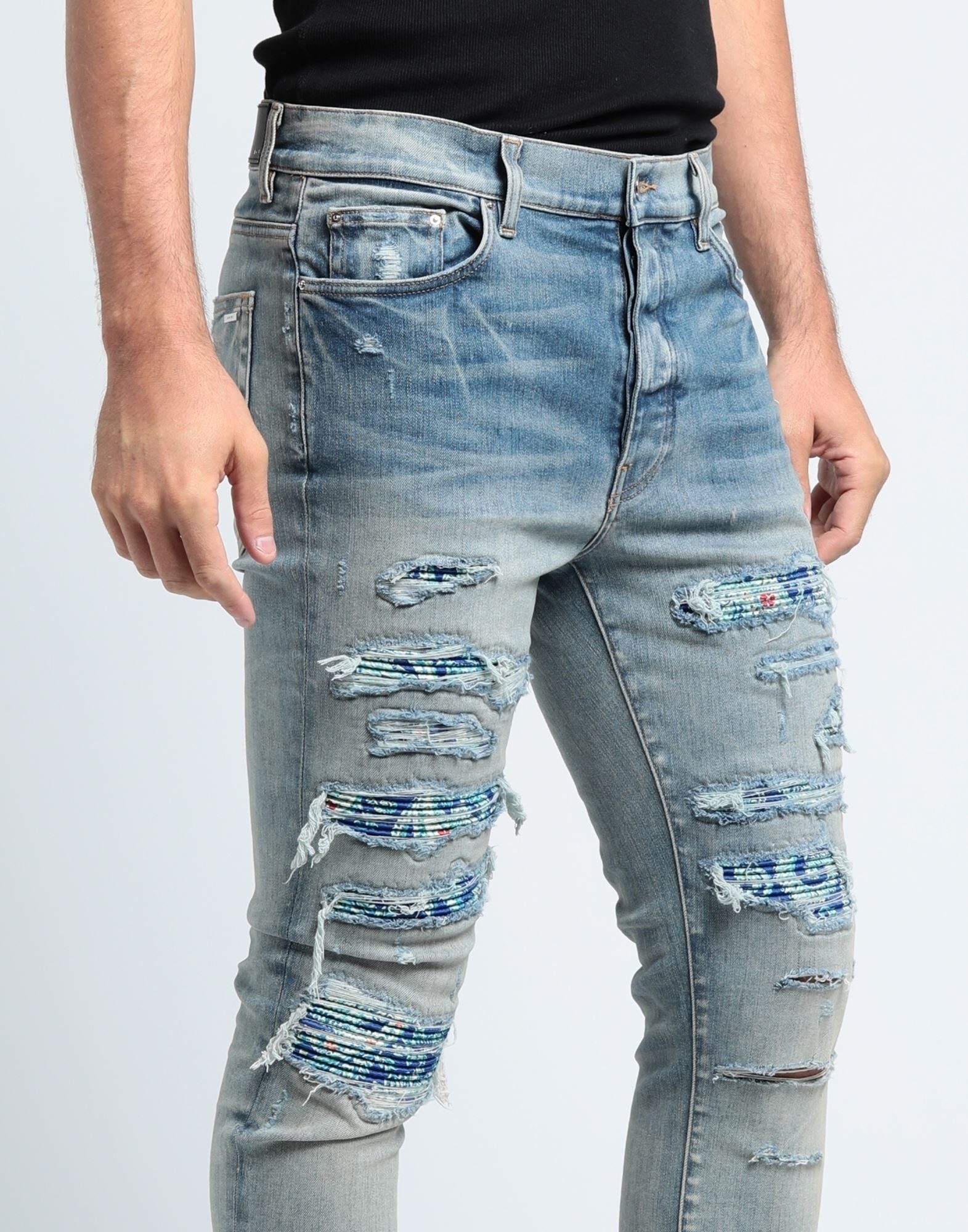 AMIRI Jeans and Denim | Blue Men's Denim Pants | YOOX