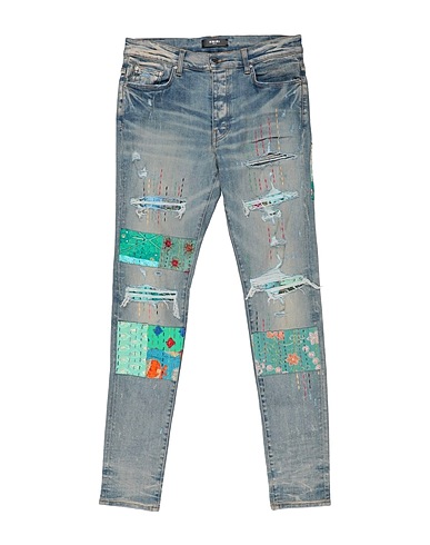 AMIRI Denim trousers Blue 92% Cotton, 6% Elastomultiester, 2% Elastane