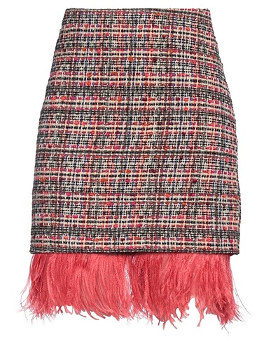 SHIRTAPORTER Mini skirt Brick red 50% Virgin Wool, 22% Polyester, 19% Acrylic, 9% Polyamide