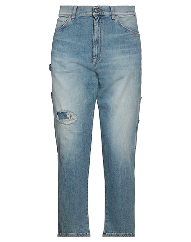 DONDUP Denim trousers Blue 98% Cotton, 2% Elastane