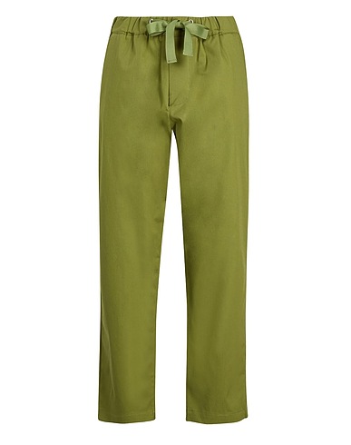 8 by YOOX Chinos Verde militare 97% Cotone, 3% Elastan