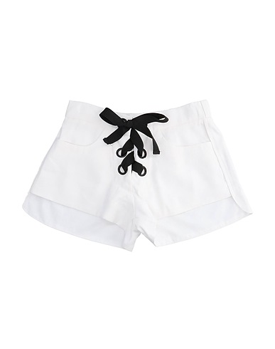 FUN & FUN Shorts & Bermuda White 90% Viscose, 10% Polyester